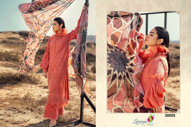 Adan Libas Chikankari Vol 30 Nx By Saniya Pyor Cotton Pakistani Suits Wholesale Online